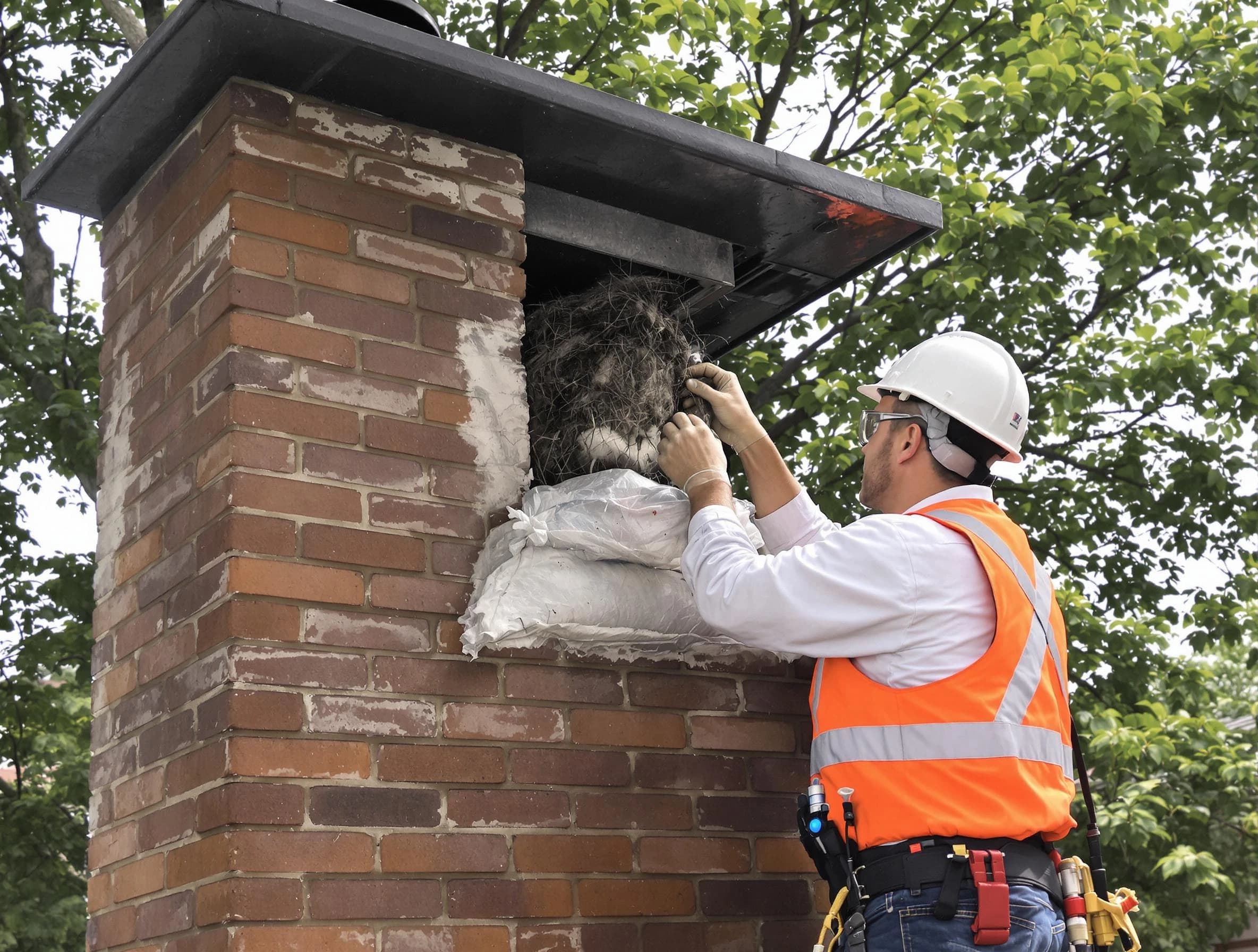 Humane removal of debris and animals by McCandless Chimney Sweep in McCandless, PA