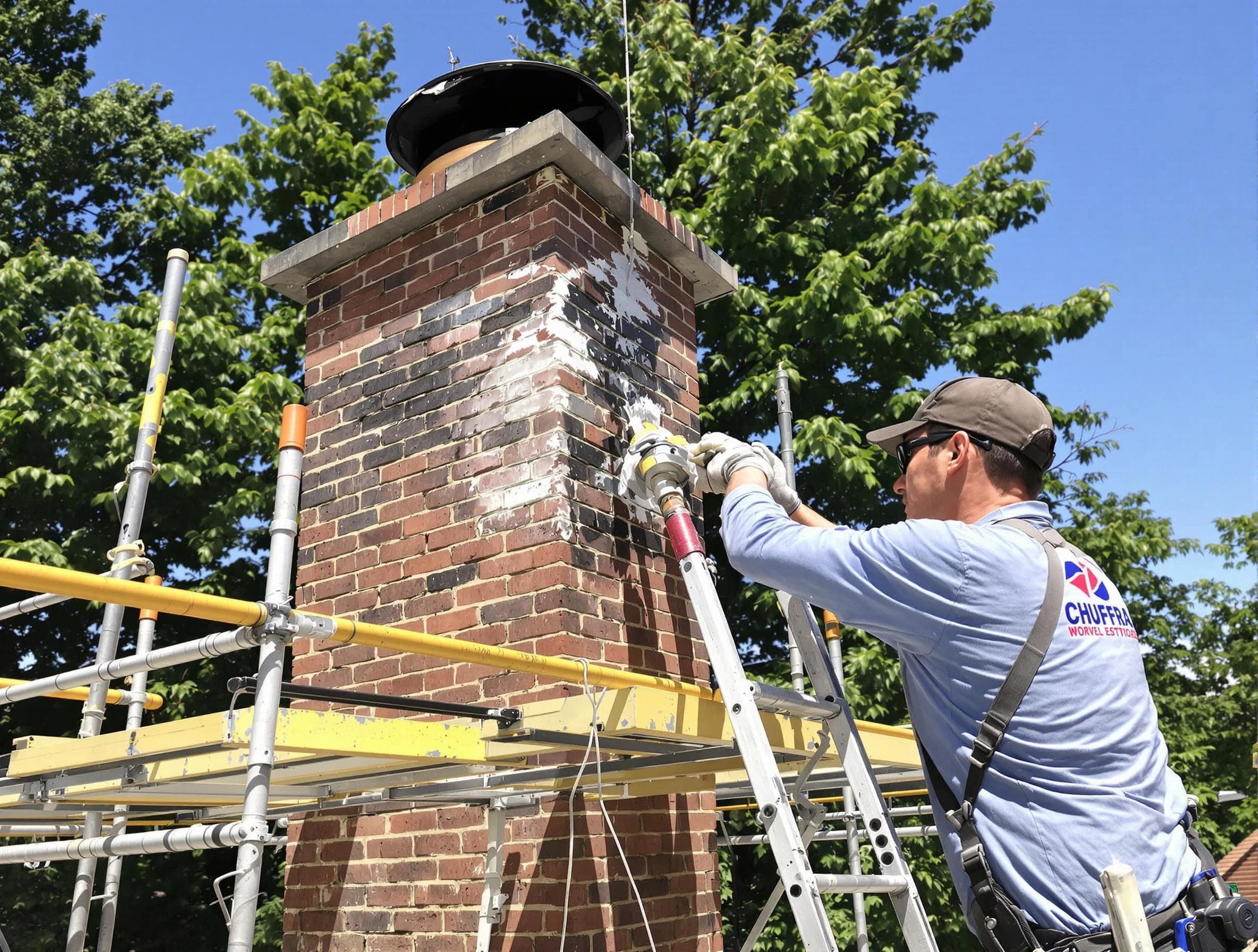 Structural chimney repair by McCandless Chimney Sweep in McCandless, PA