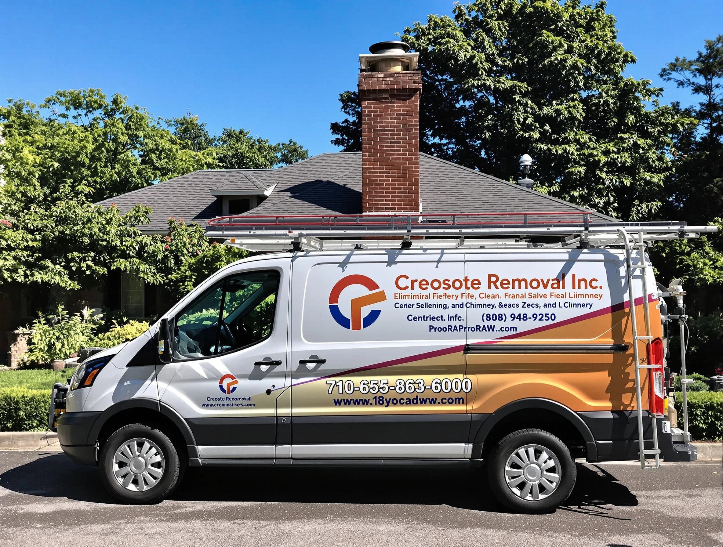 McCandless Chimney Sweep technician removing creosote safely in McCandless, PA