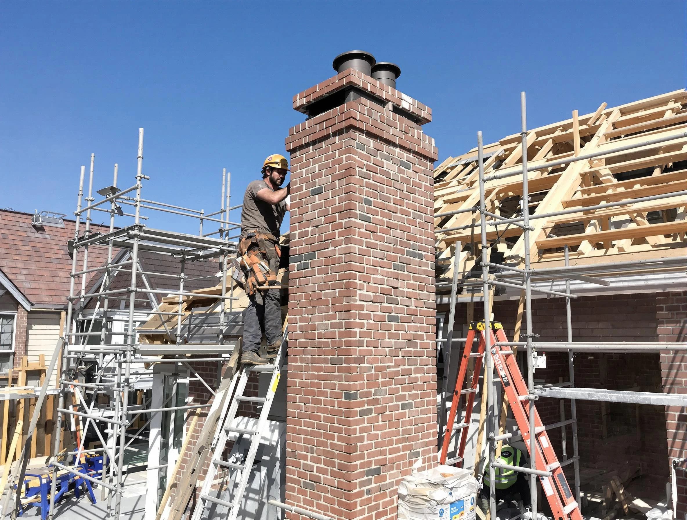 New chimney installation completed by McCandless Chimney Sweep in McCandless, PA