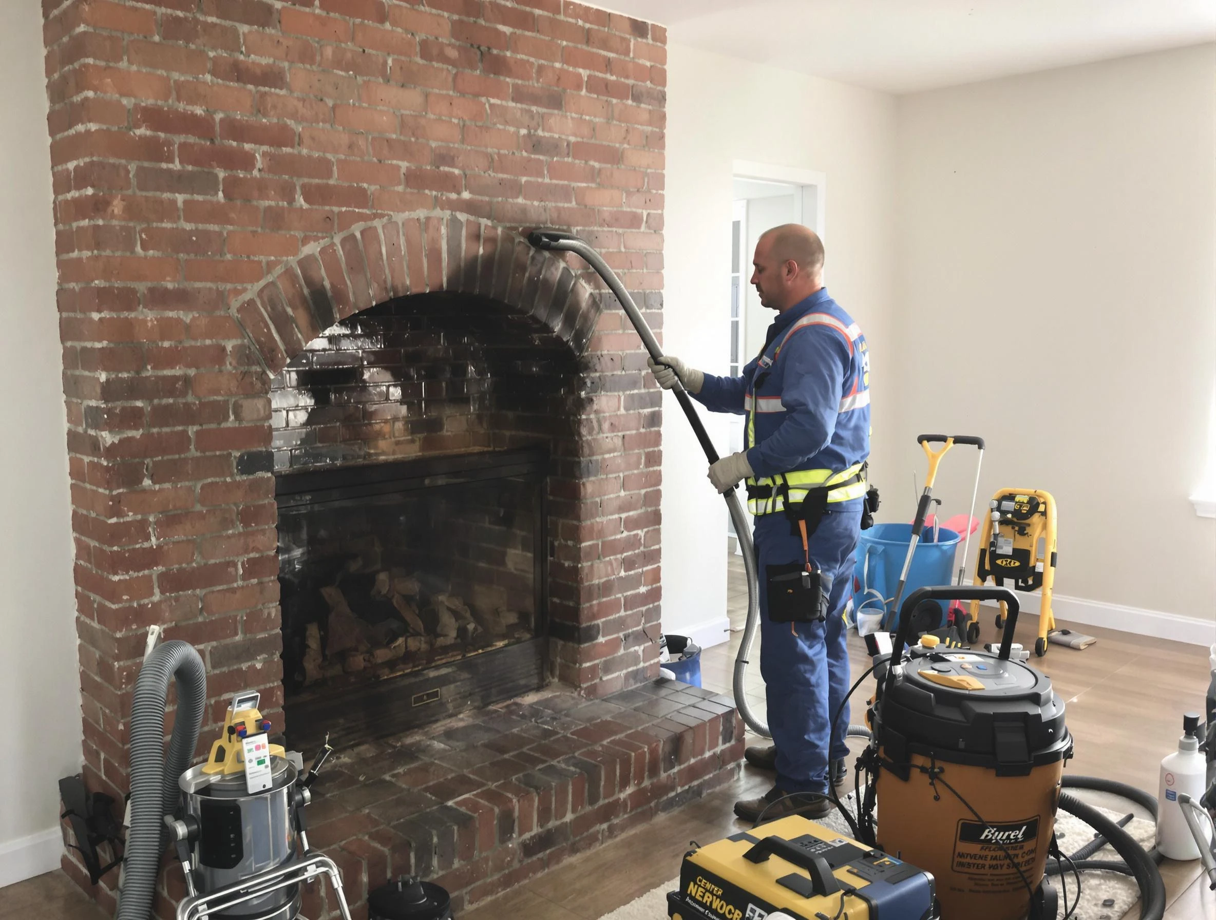McCandless Chimney Sweep expert performing detailed chimney sweep in McCandless, PA